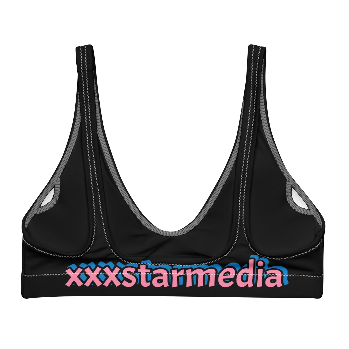 Recycled padded bikini top