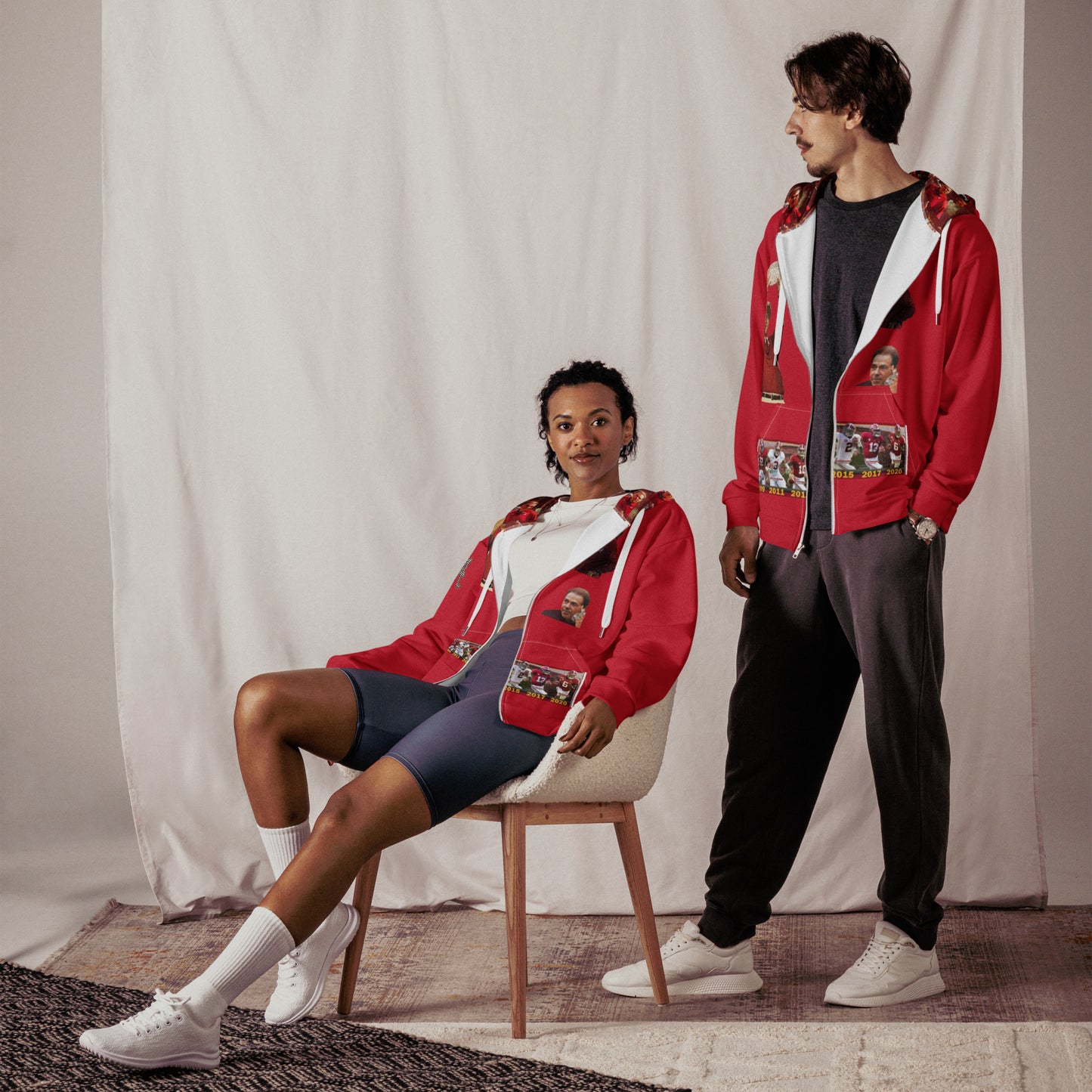 Unisex zip hoodie