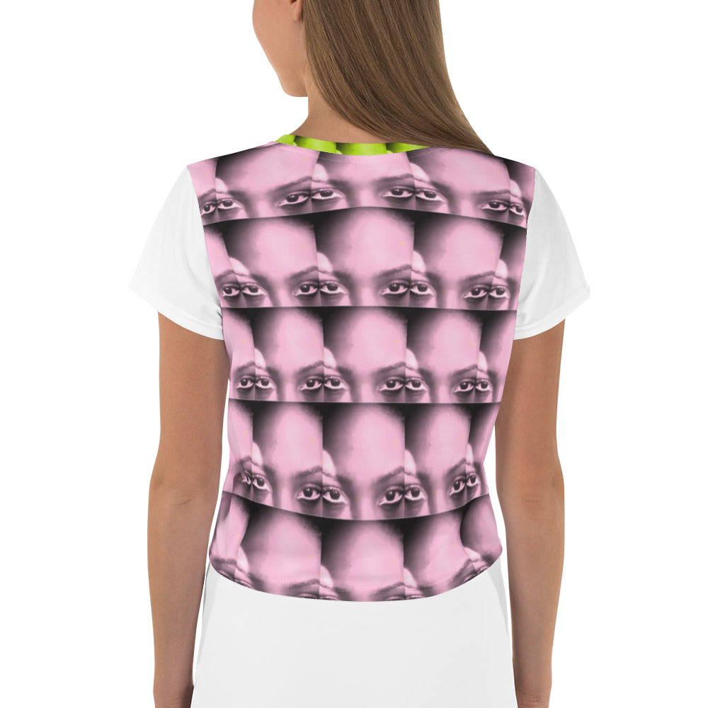 All-Over Print Crop Tee
