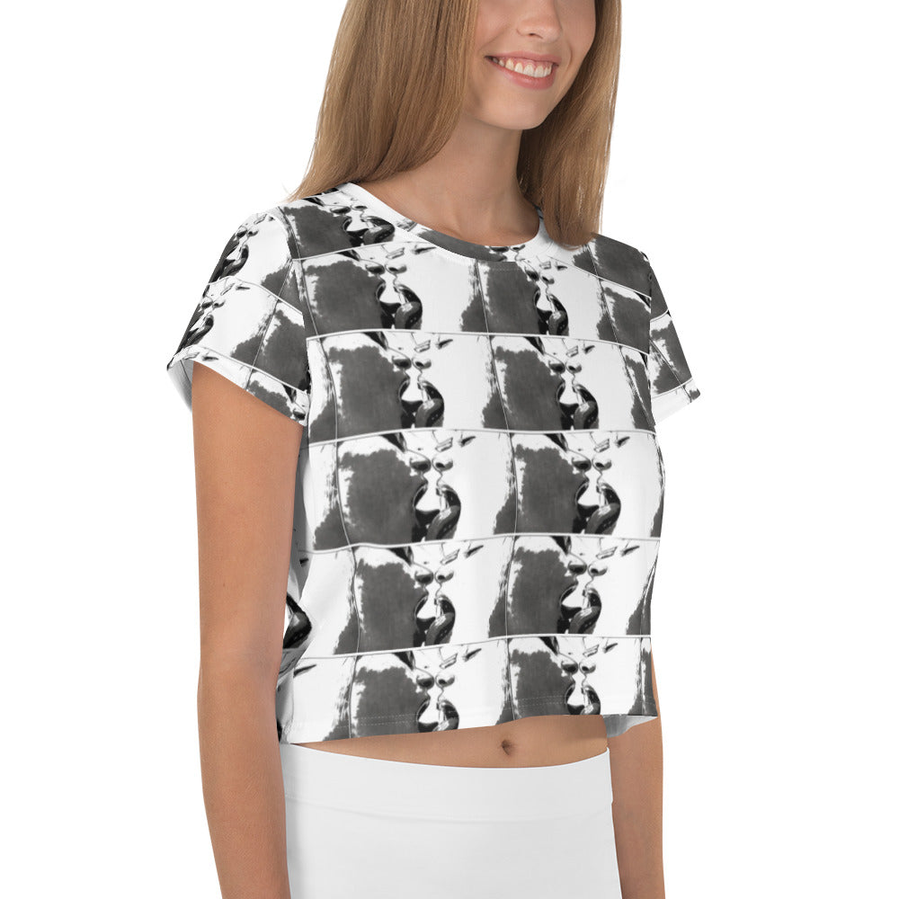 All-Over Print Crop Tee
