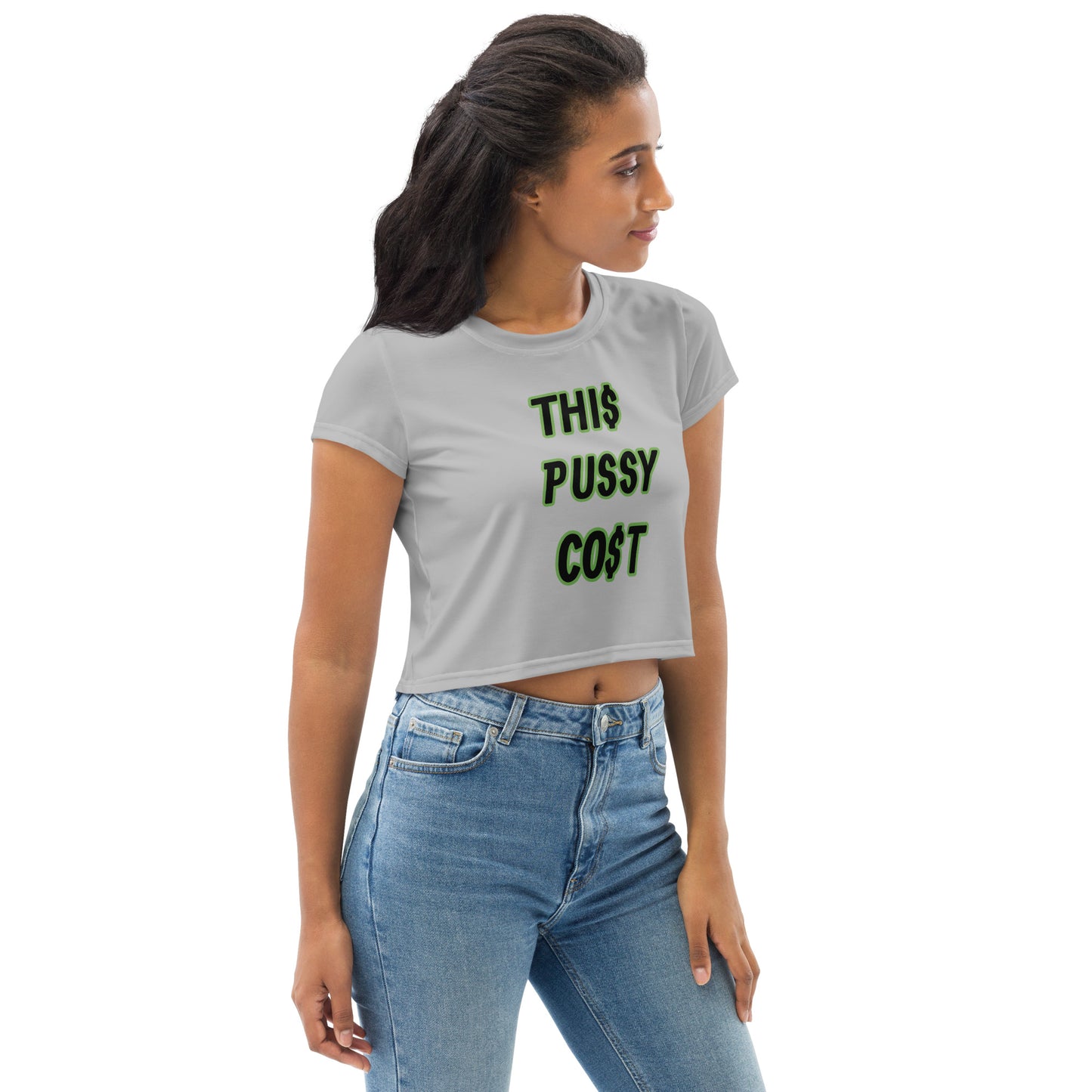 All-Over Print Crop Tee