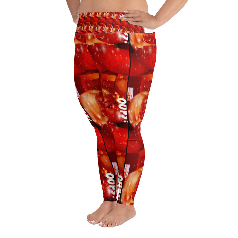 All-Over Print Plus Size Leggings