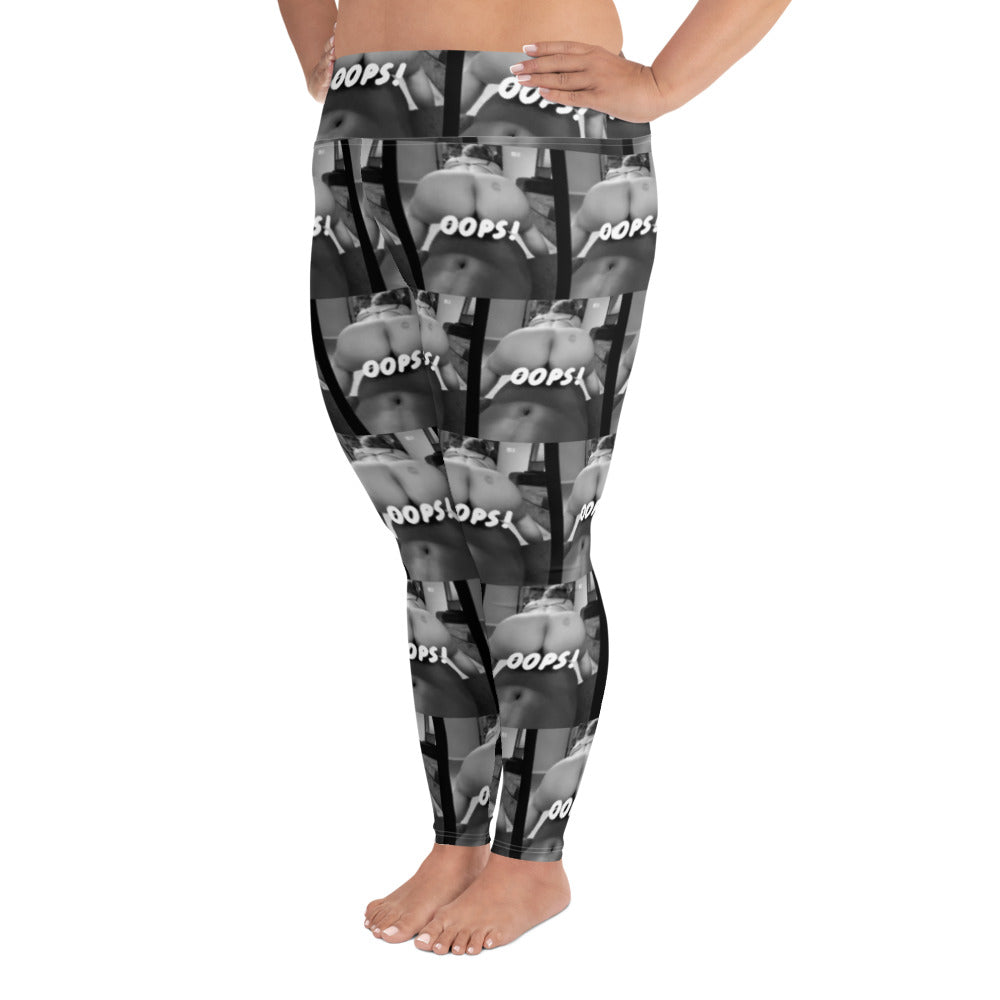 All-Over Print Plus Size Leggings