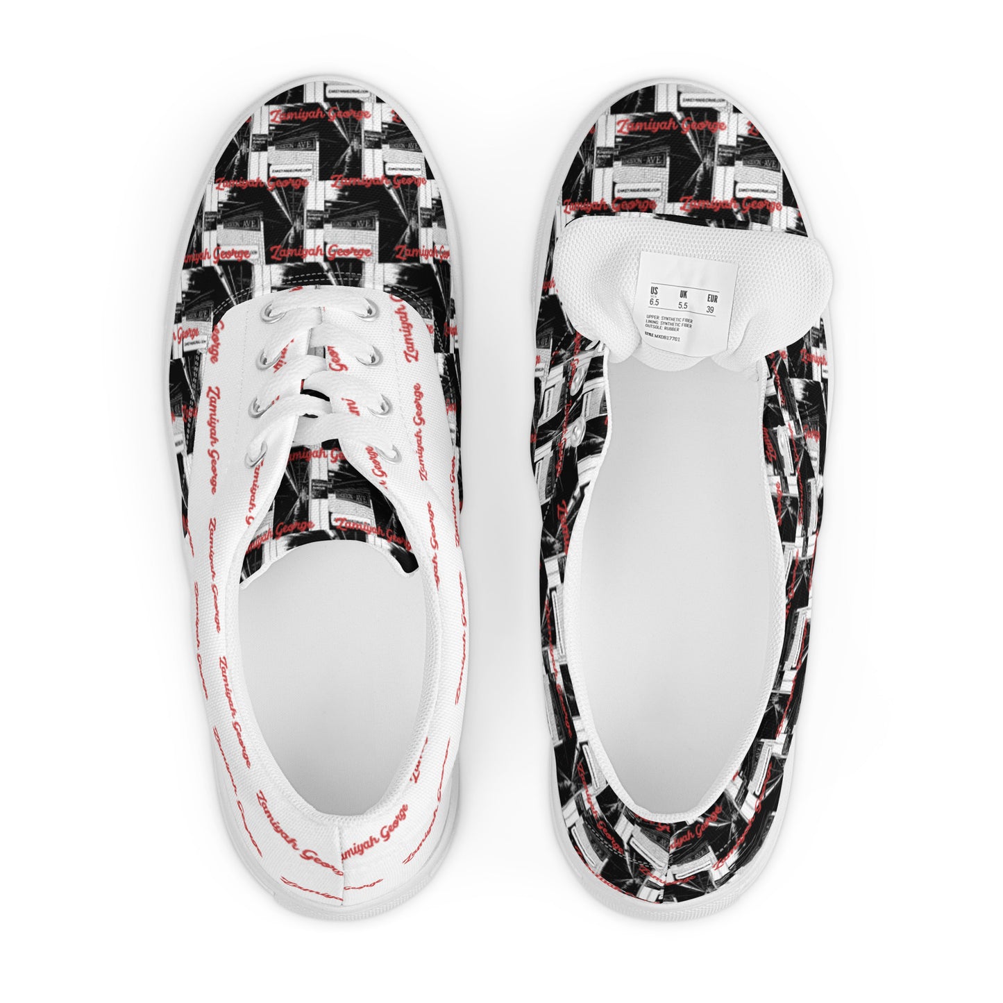 Men’s lace-up canvas shoes