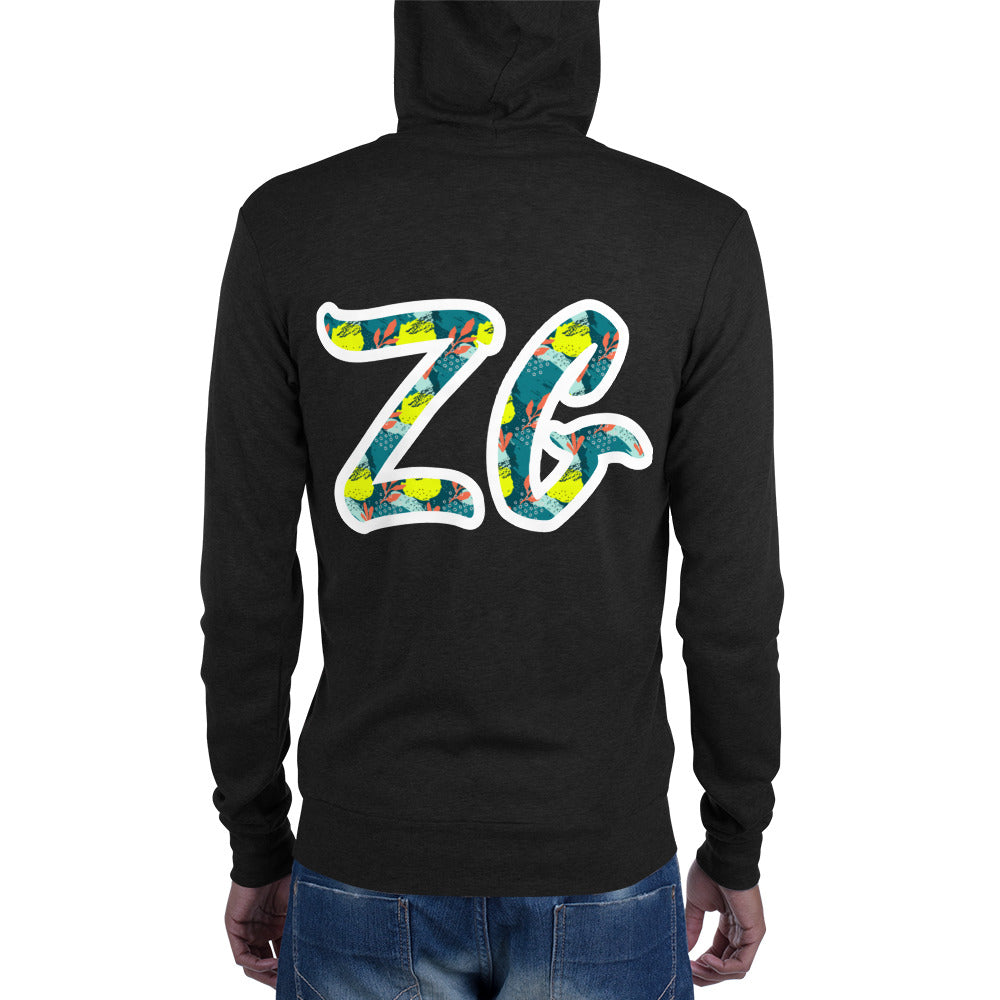 Unisex zip hoodie