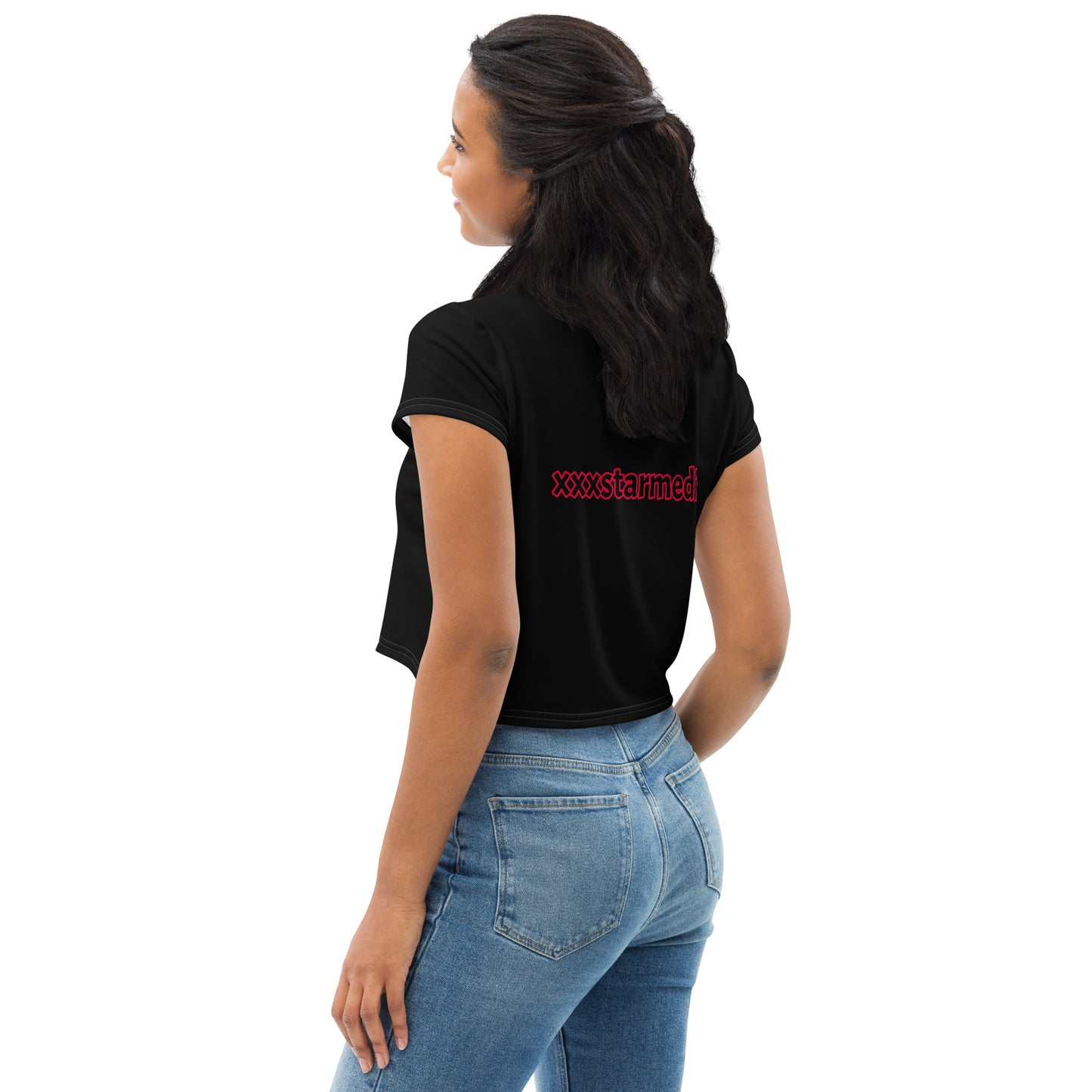 All-Over Print Crop Tee