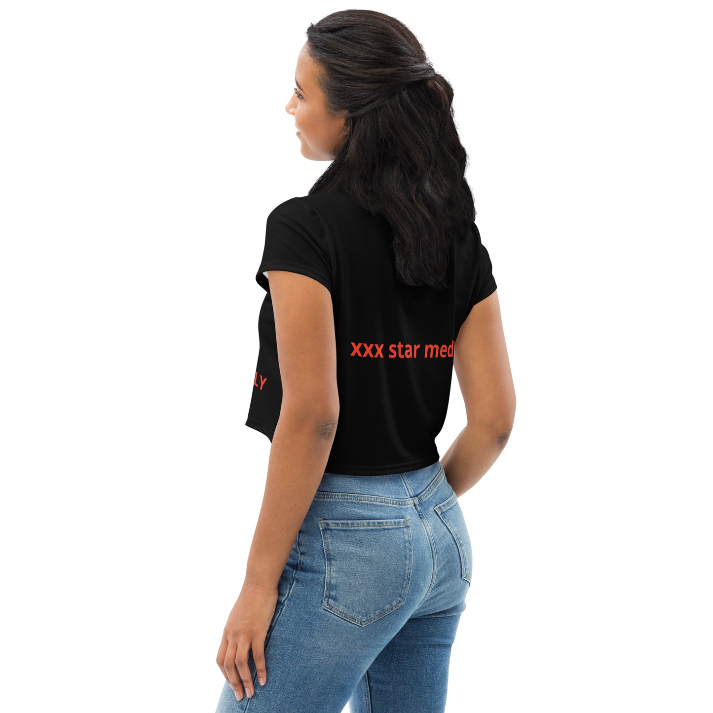 All-Over Print Crop Tee