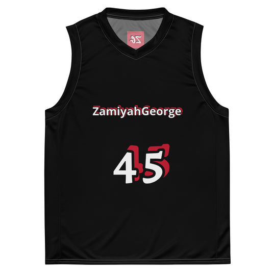 Recycled unisex basketball jersey