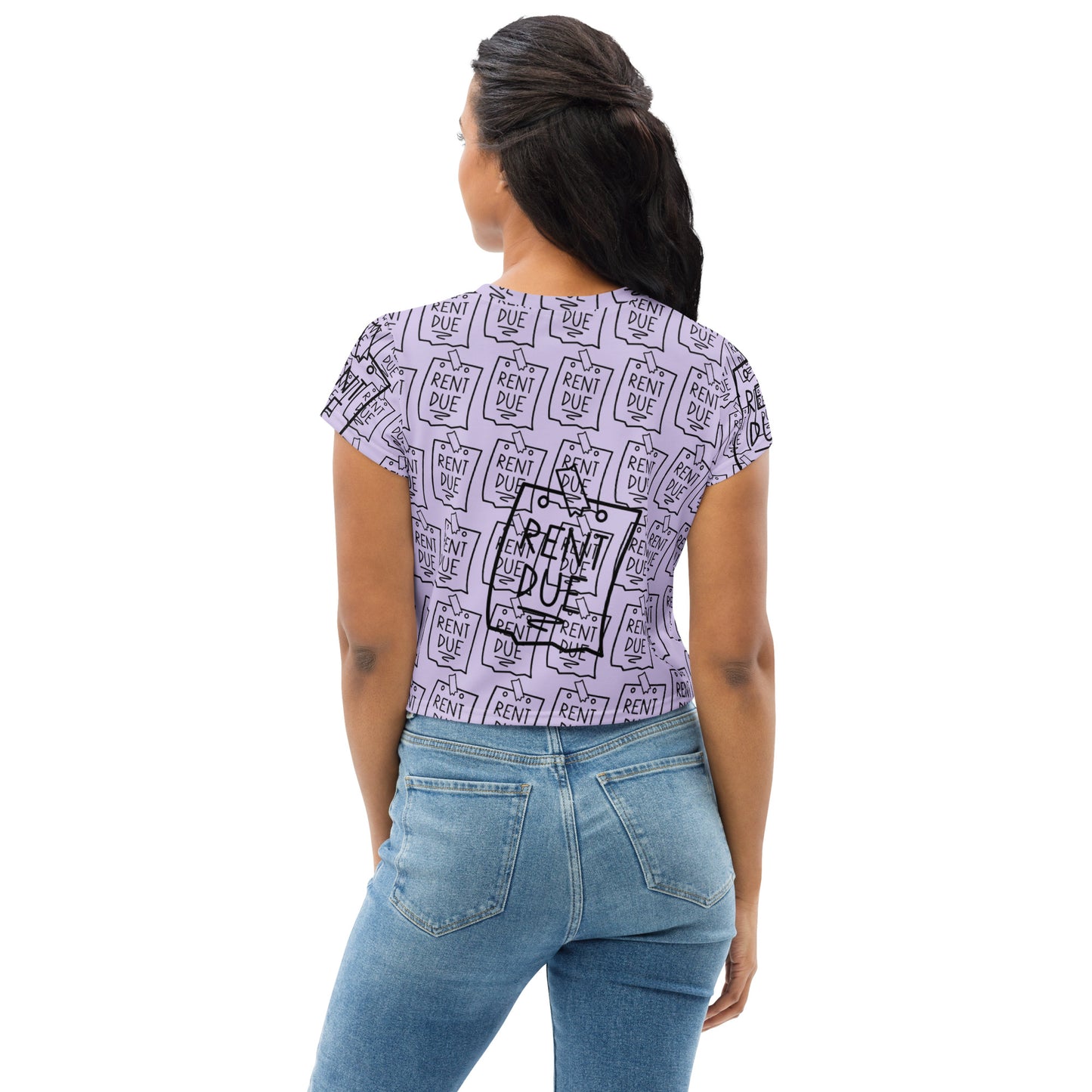 All-Over Print Crop Tee