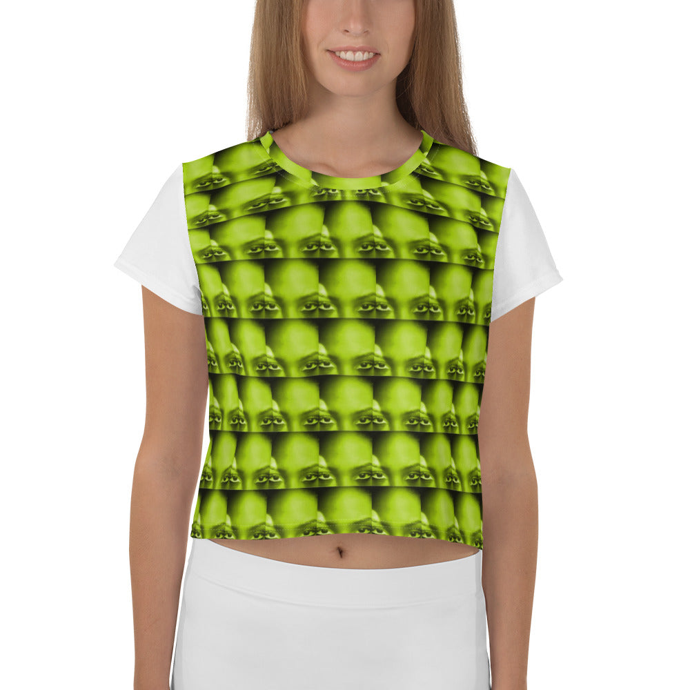 All-Over Print Crop Tee