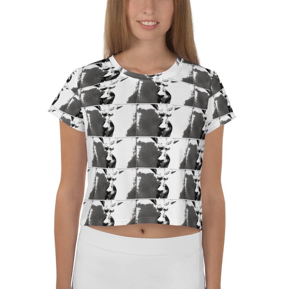 All-Over Print Crop Tee