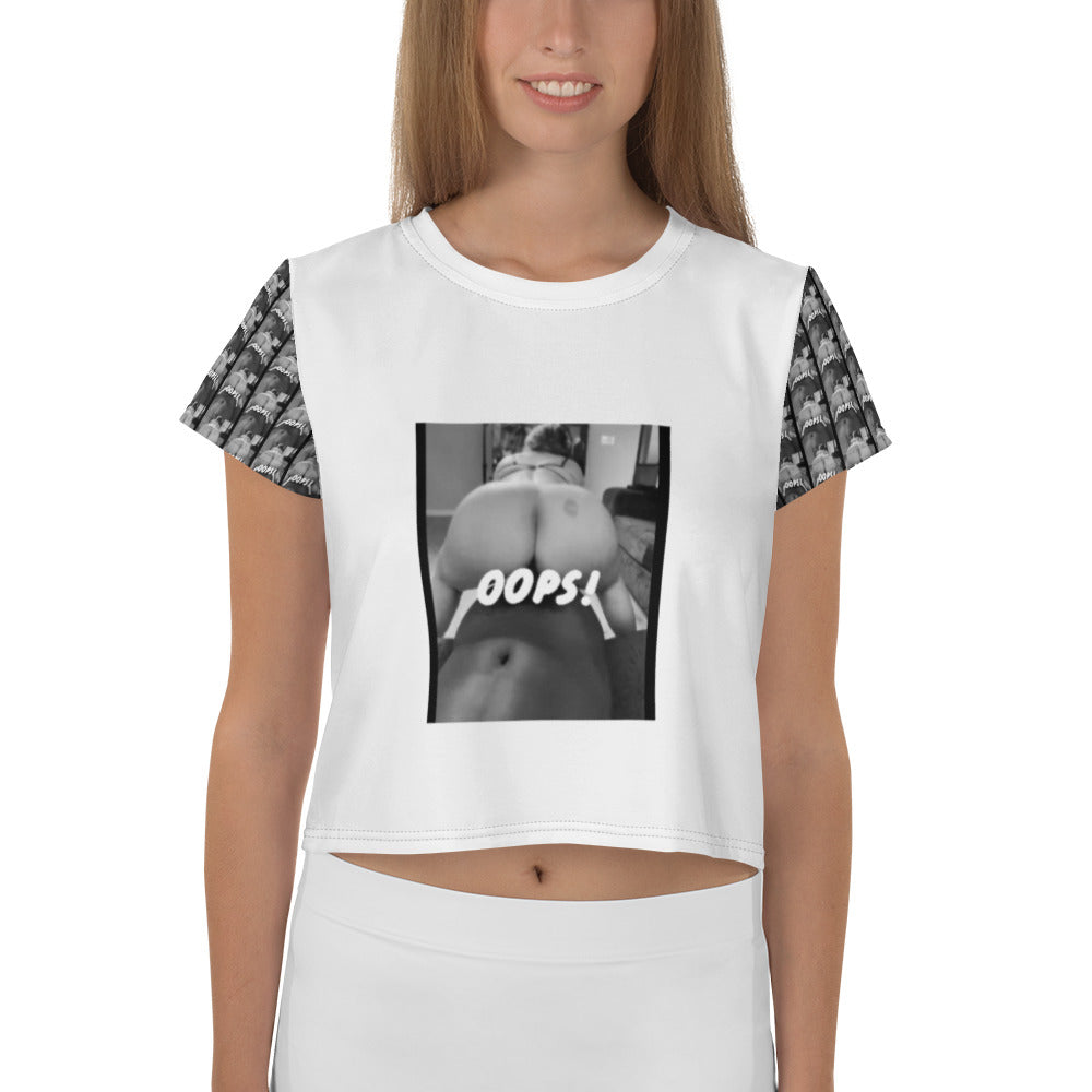 All-Over Print Crop Tee