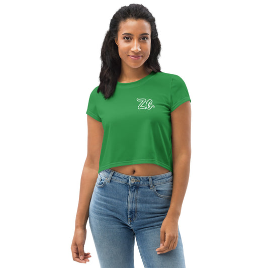 All-Over Print Crop Tee