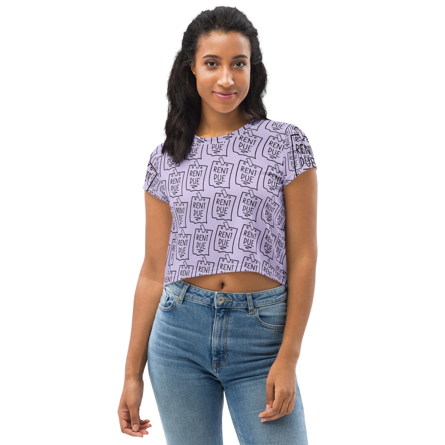 All-Over Print Crop Tee