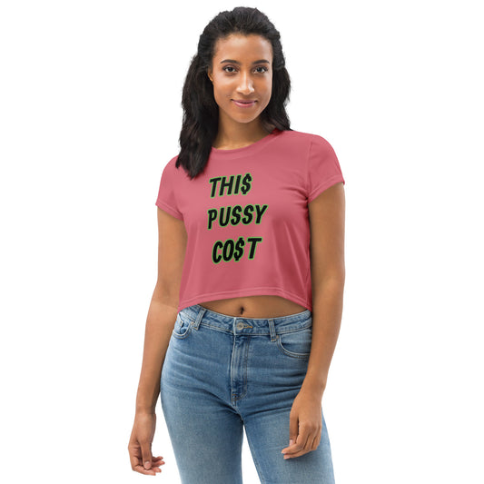 All-Over Print Crop Tee