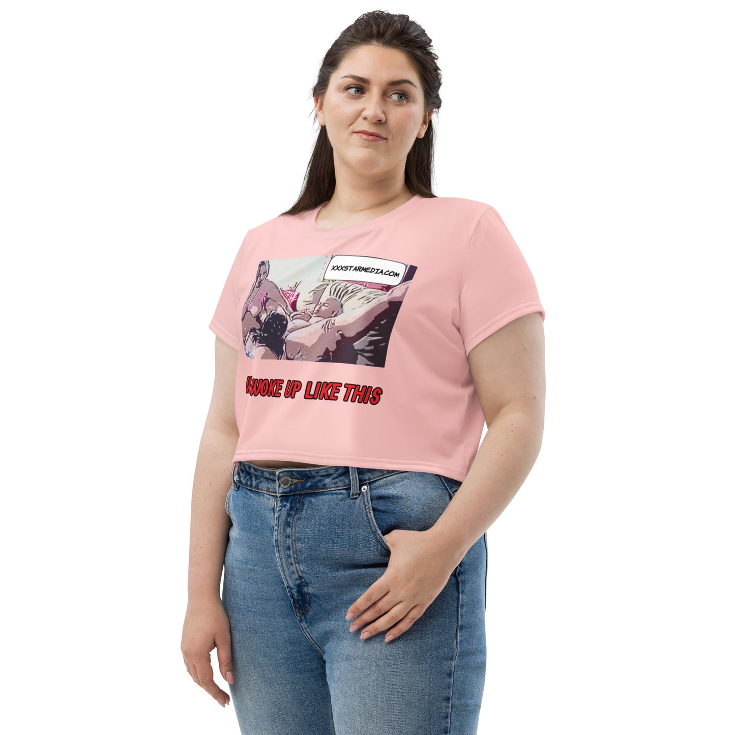 All-Over Print Crop Tee