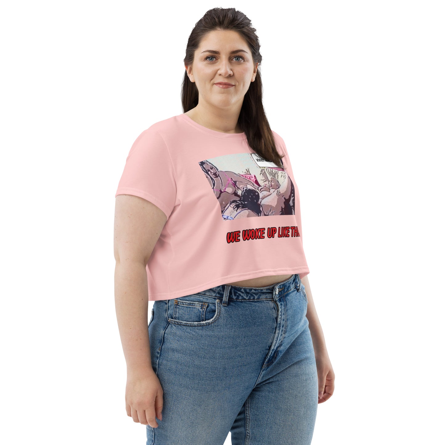 All-Over Print Crop Tee