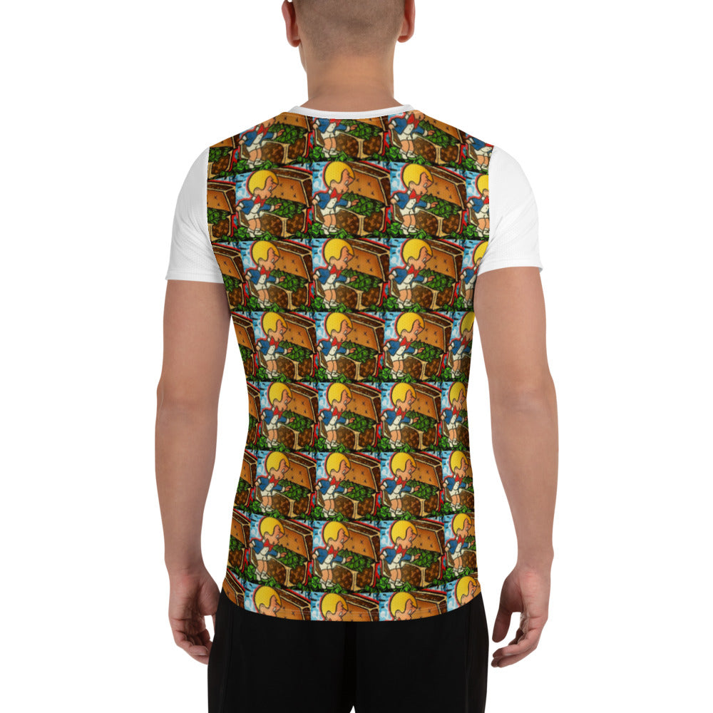 All-Over Print Men's Athletic T-shirt