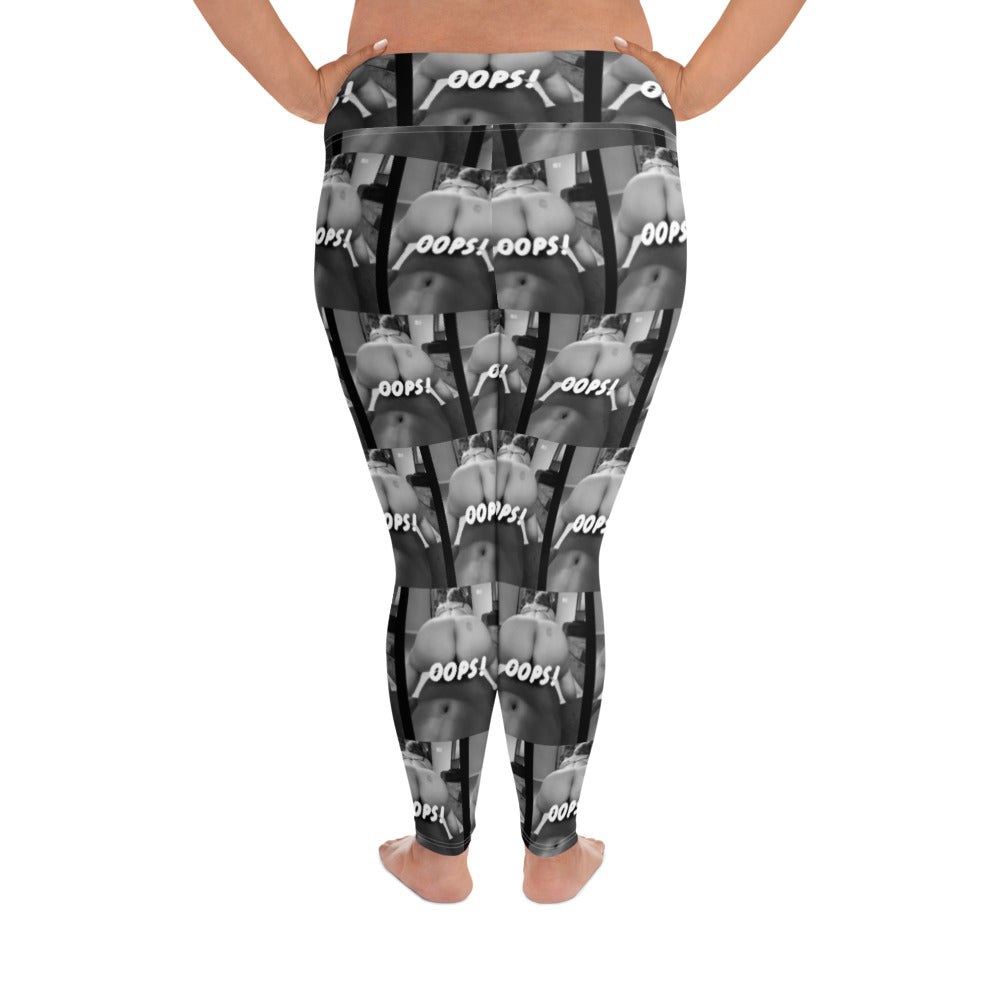 All-Over Print Plus Size Leggings