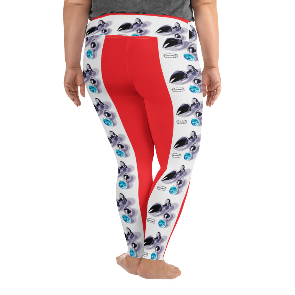 All-Over Print Plus Size Leggings
