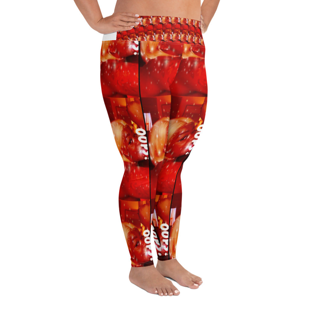 All-Over Print Plus Size Leggings