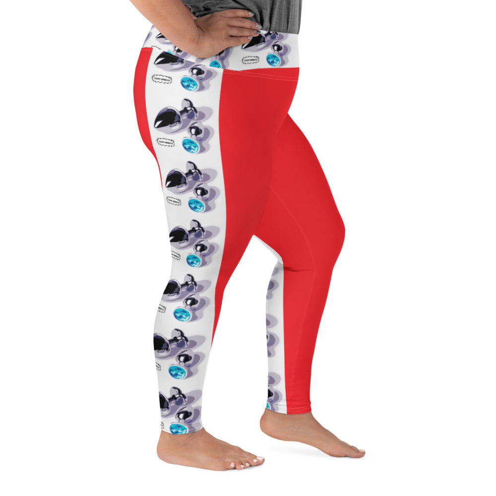 All-Over Print Plus Size Leggings