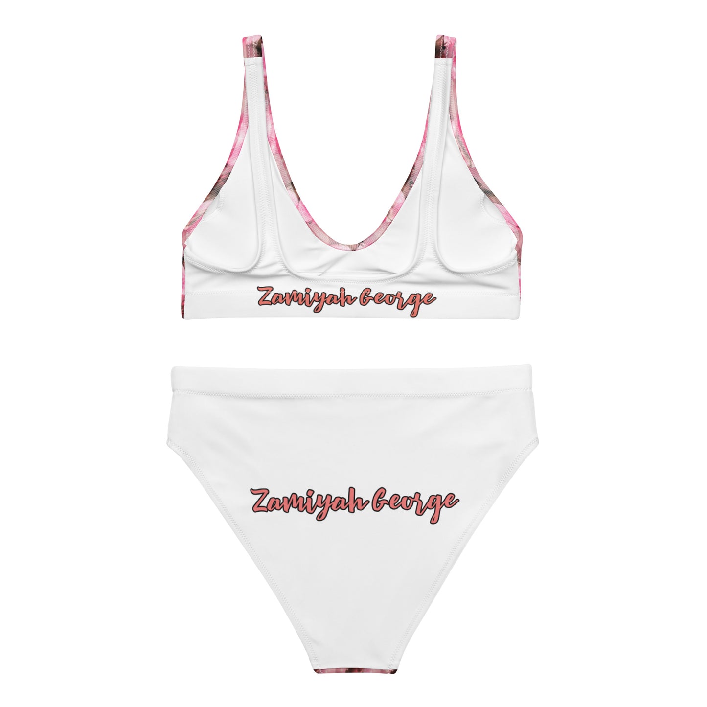 Recycled high-waisted bikini