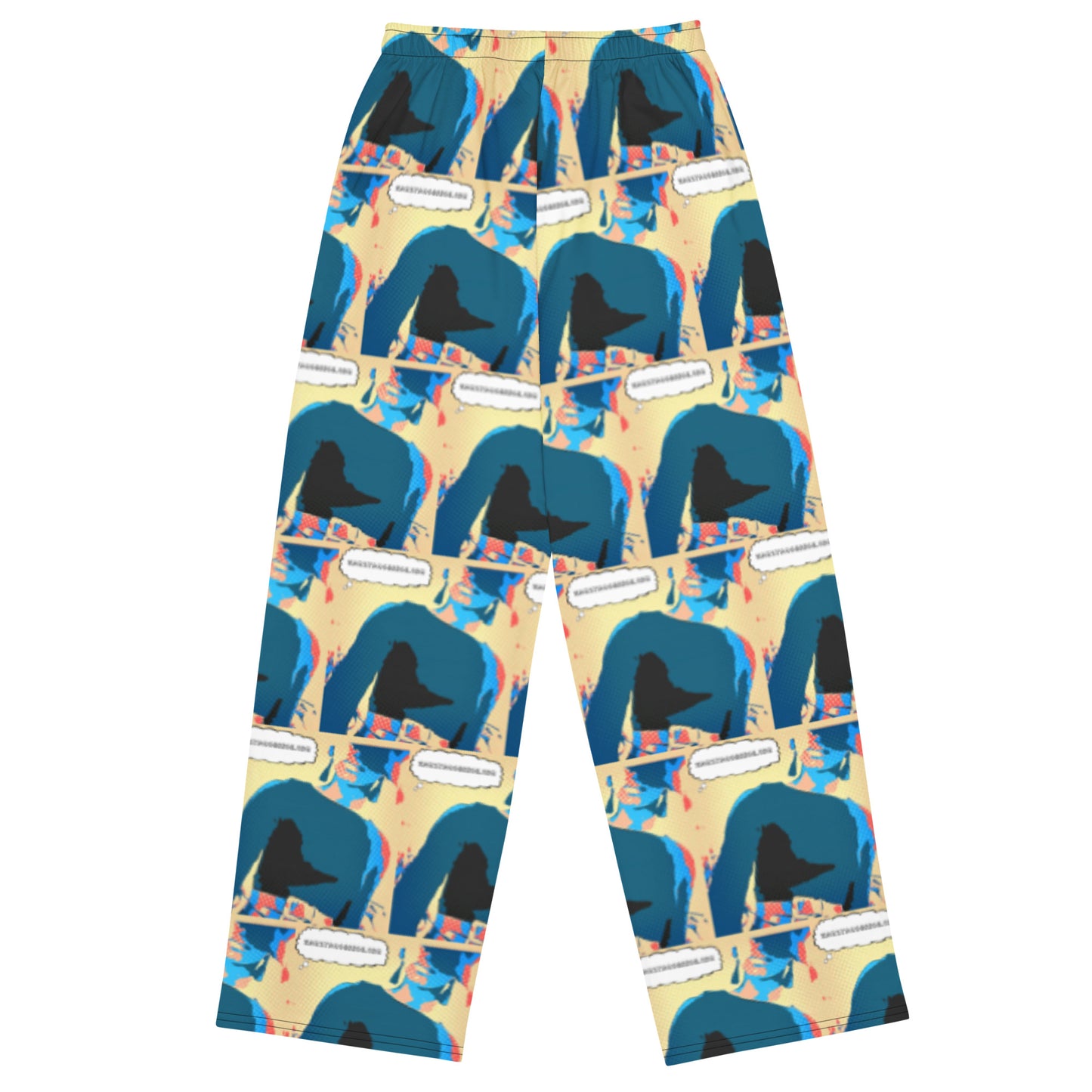 All-over print unisex wide-leg pants