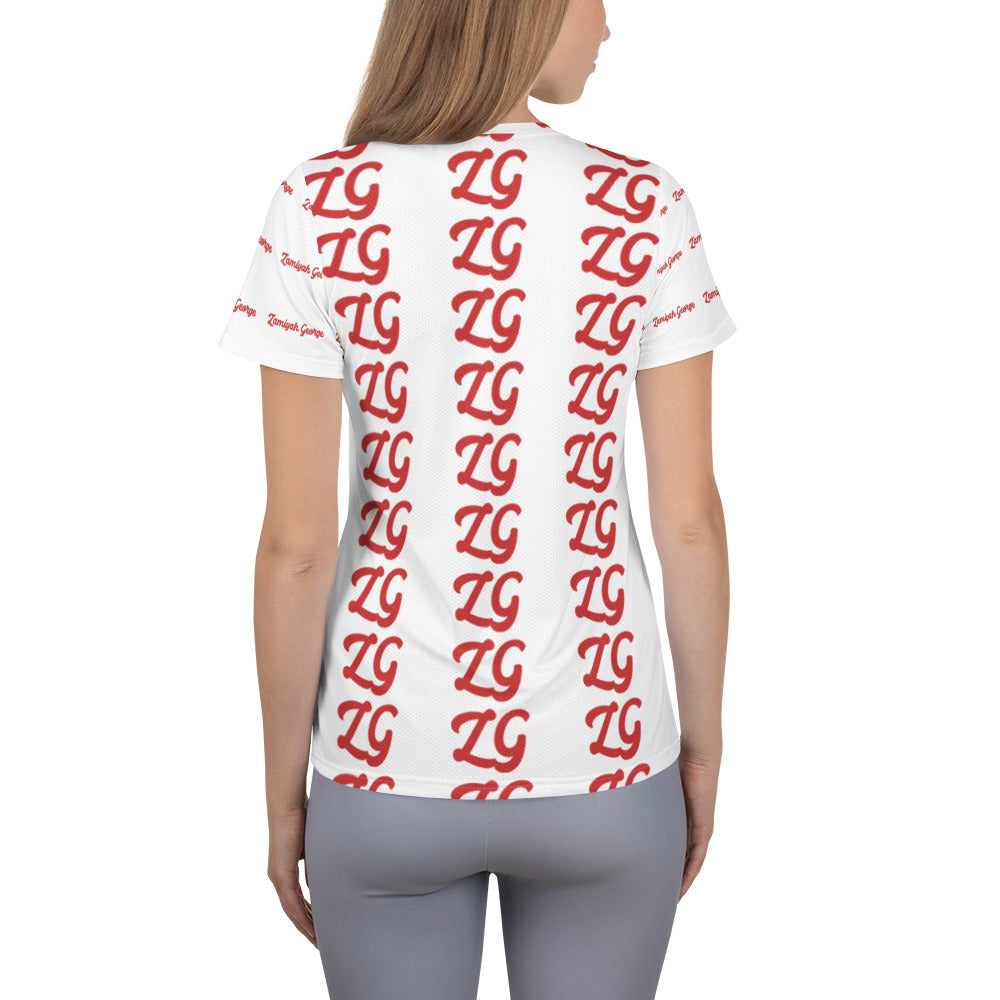 All-Over Print Women's Athletic T-shirt