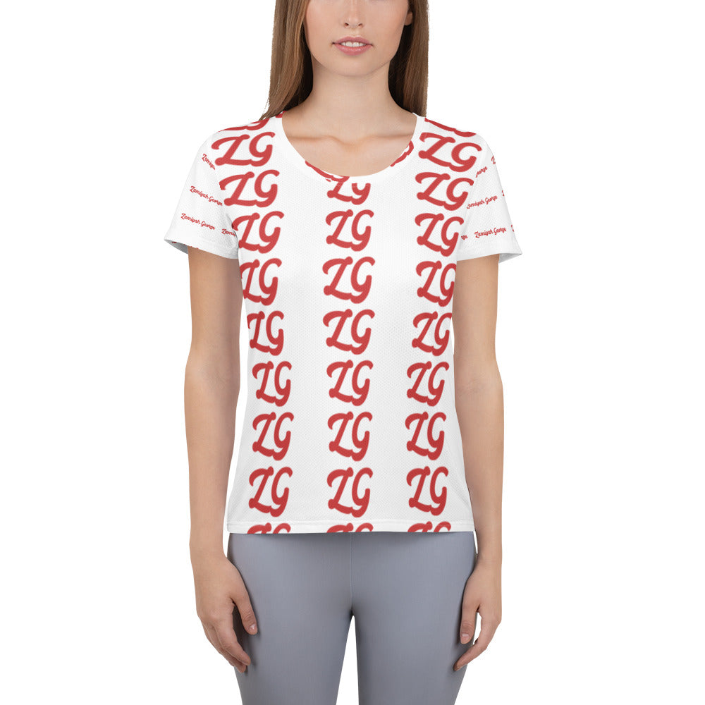 All-Over Print Women's Athletic T-shirt