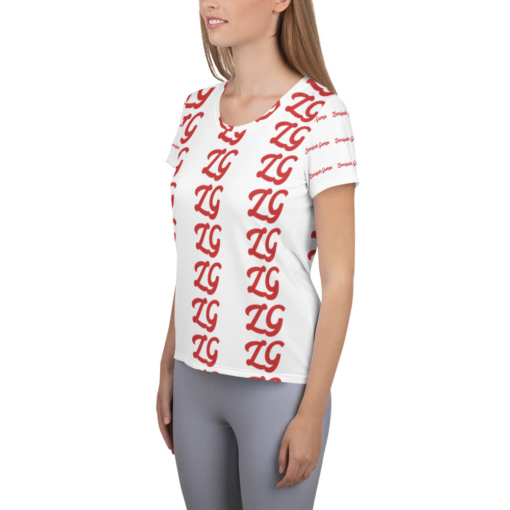 All-Over Print Women's Athletic T-shirt