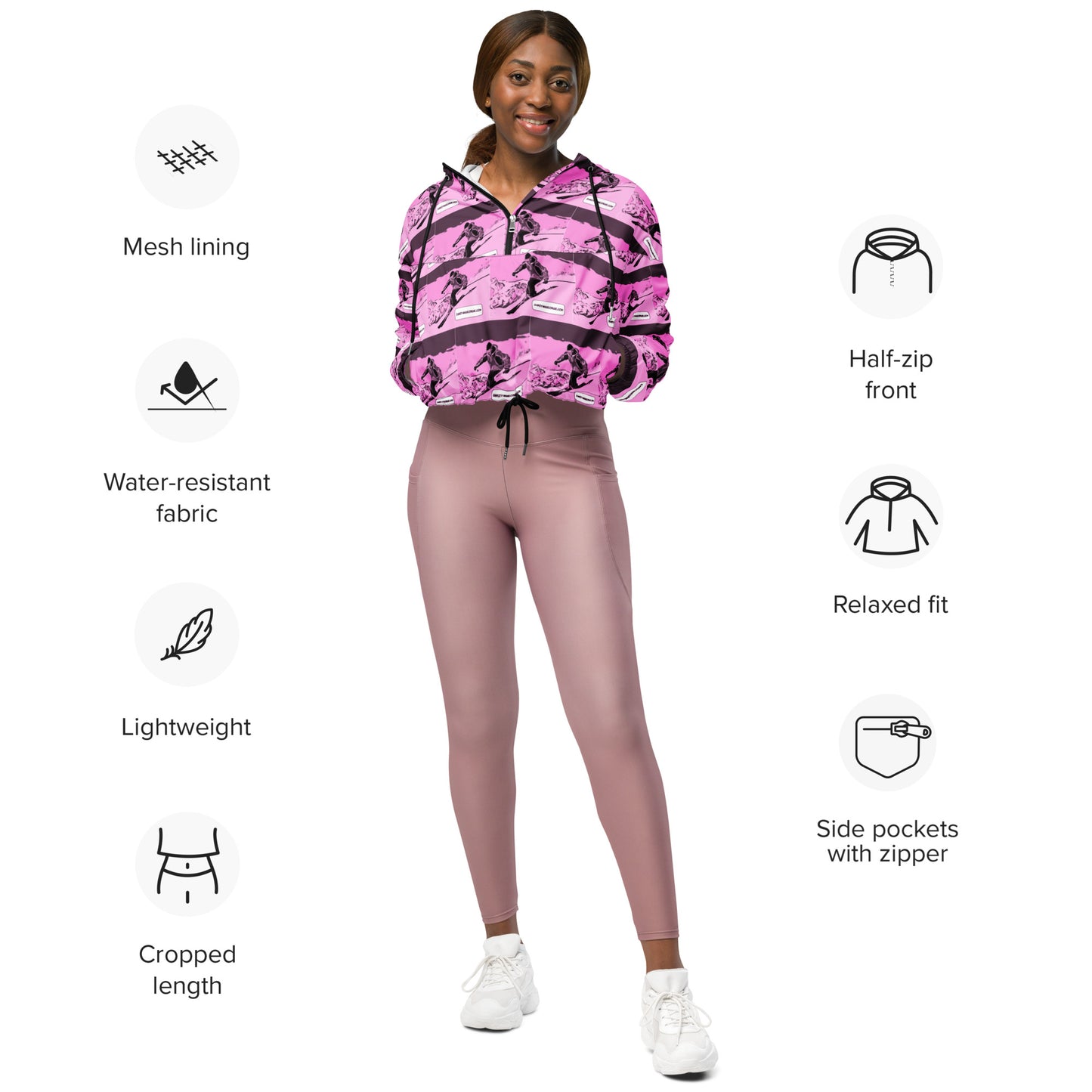 Women’s cropped windbreaker