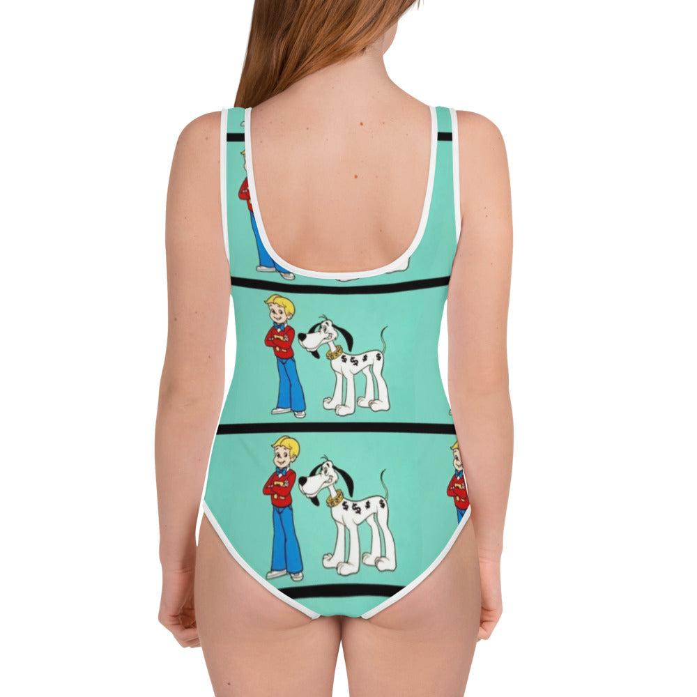 All-Over Print Youth Swimsuit