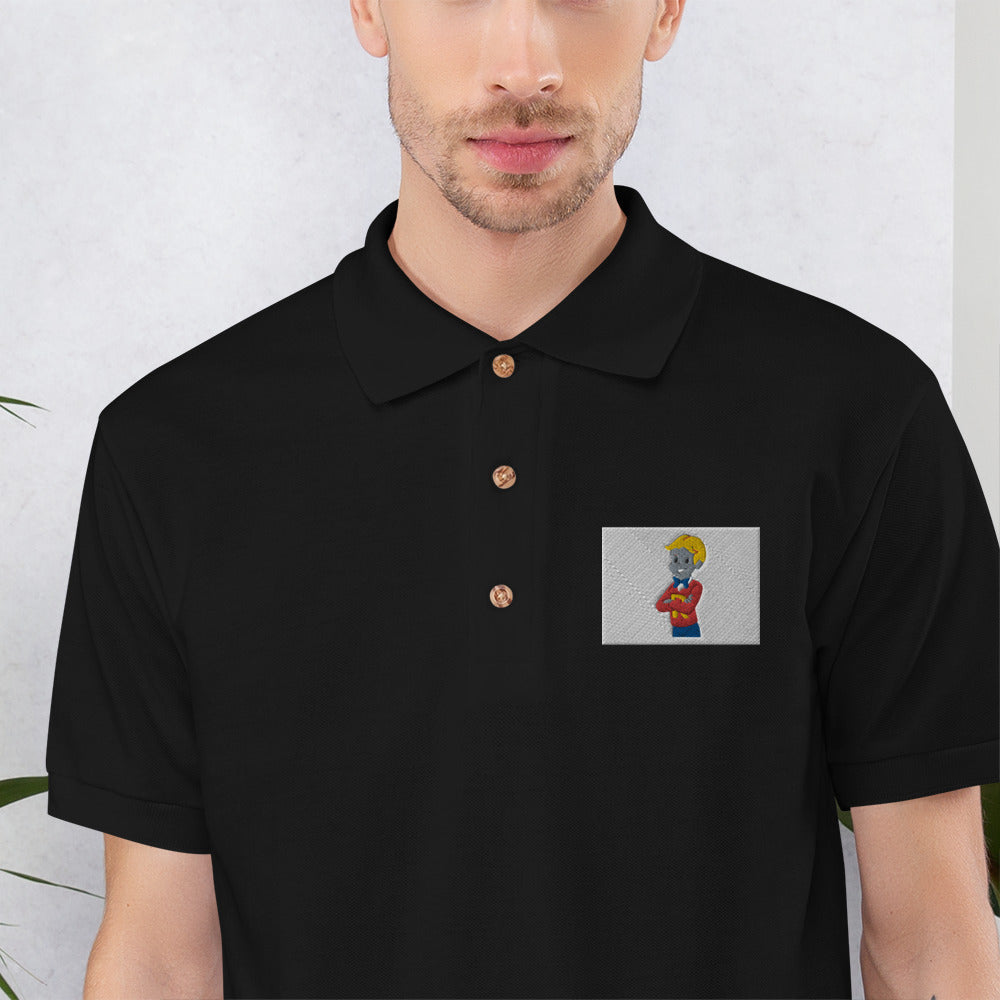 Embroidered Polo Shirt