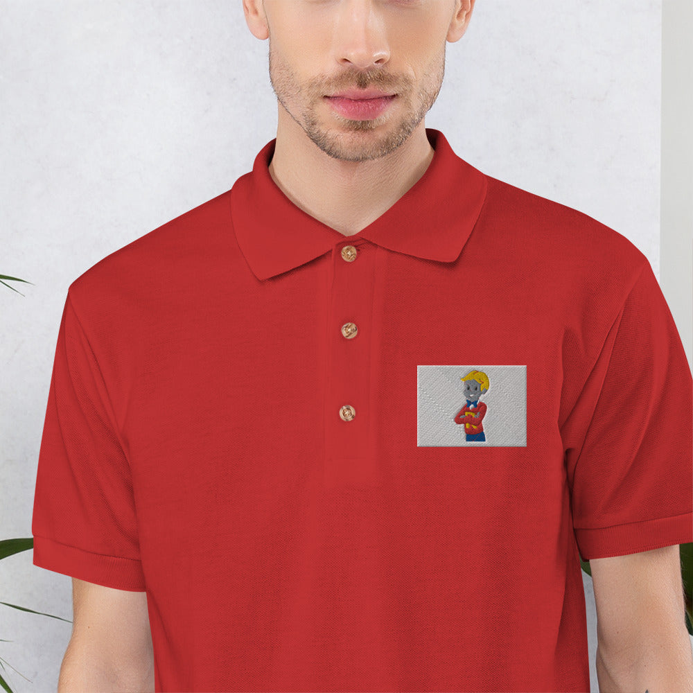 Embroidered Polo Shirt