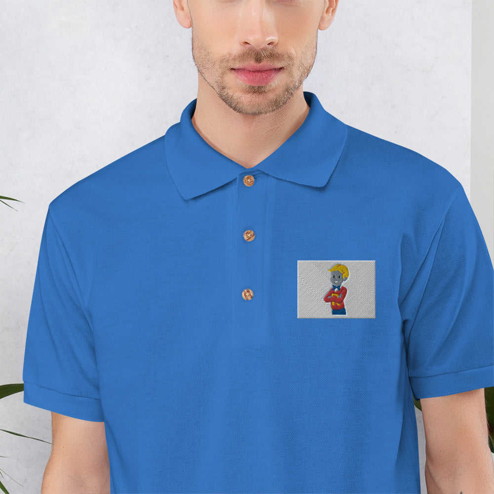 Embroidered Polo Shirt