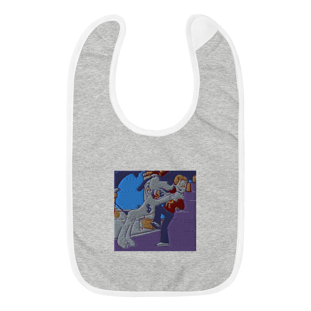 Embroidered Baby Bib