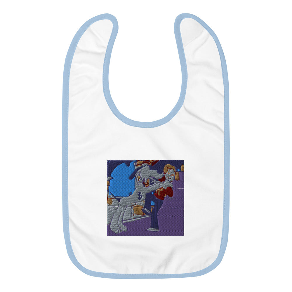 Embroidered Baby Bib