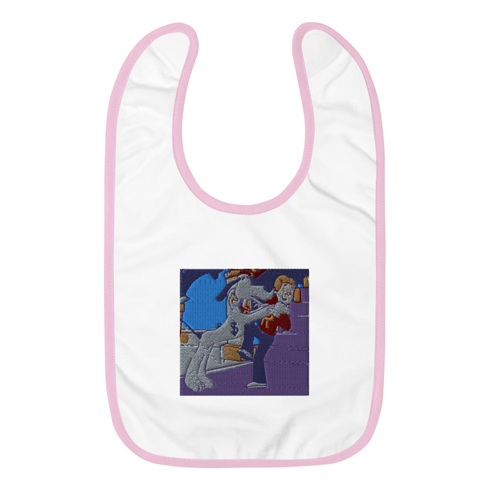 Embroidered Baby Bib