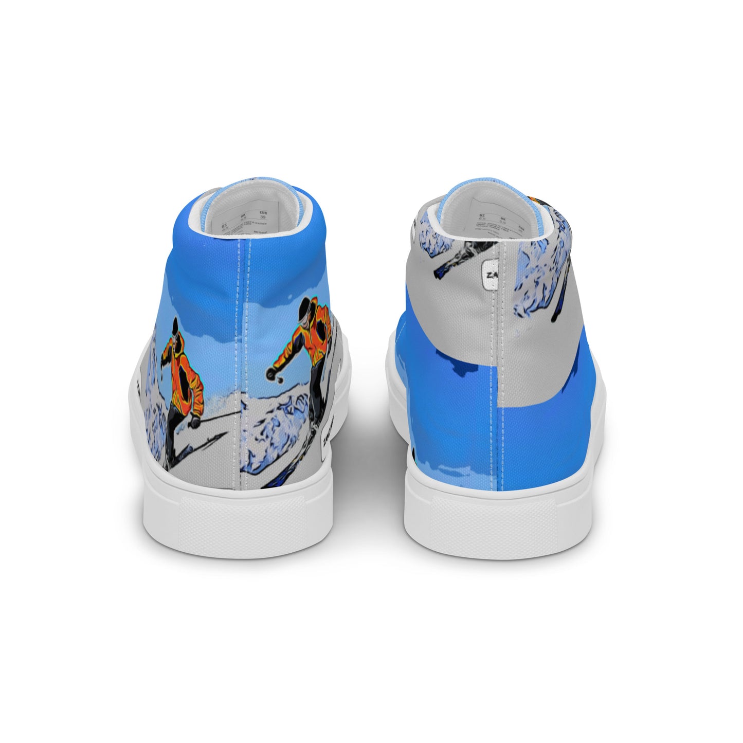 Men’s high top canvas shoes