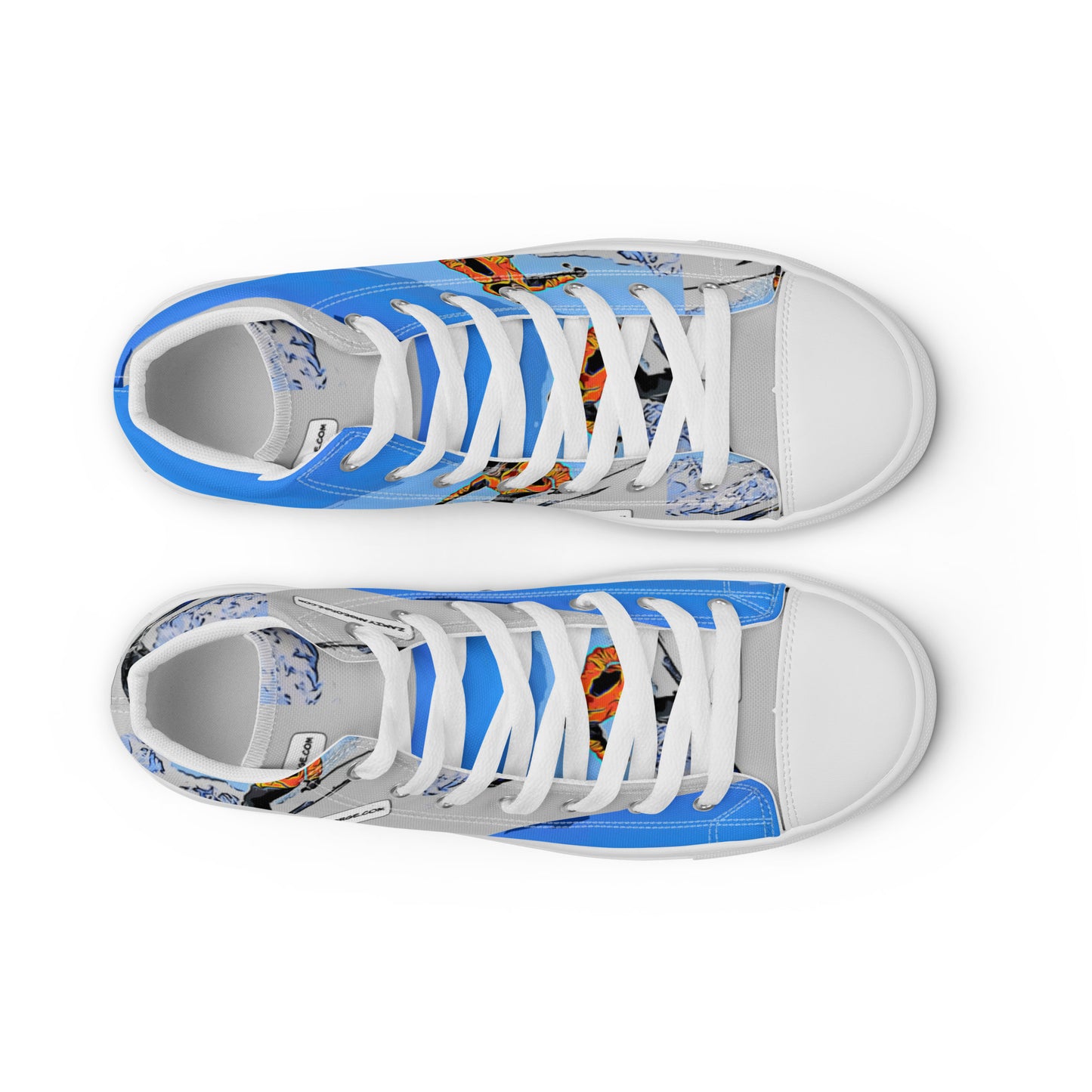 Men’s high top canvas shoes