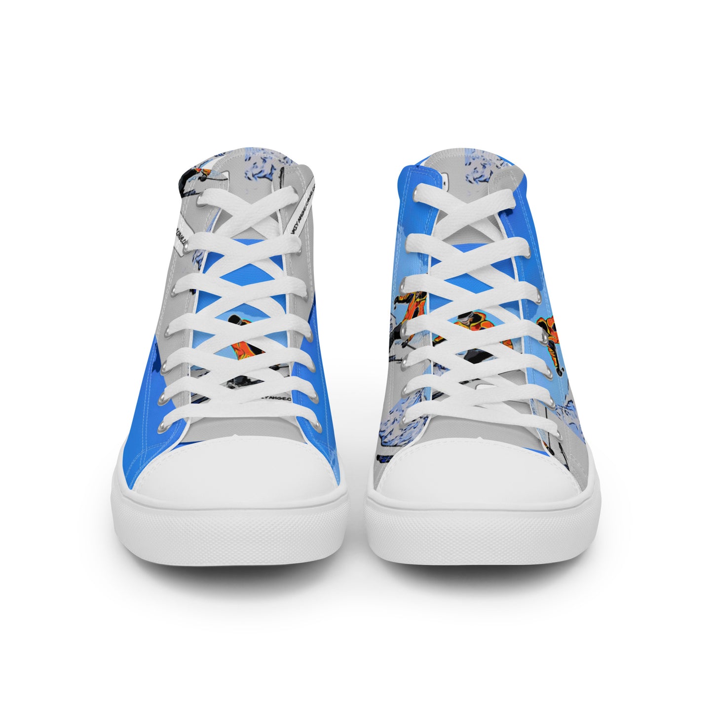 Men’s high top canvas shoes