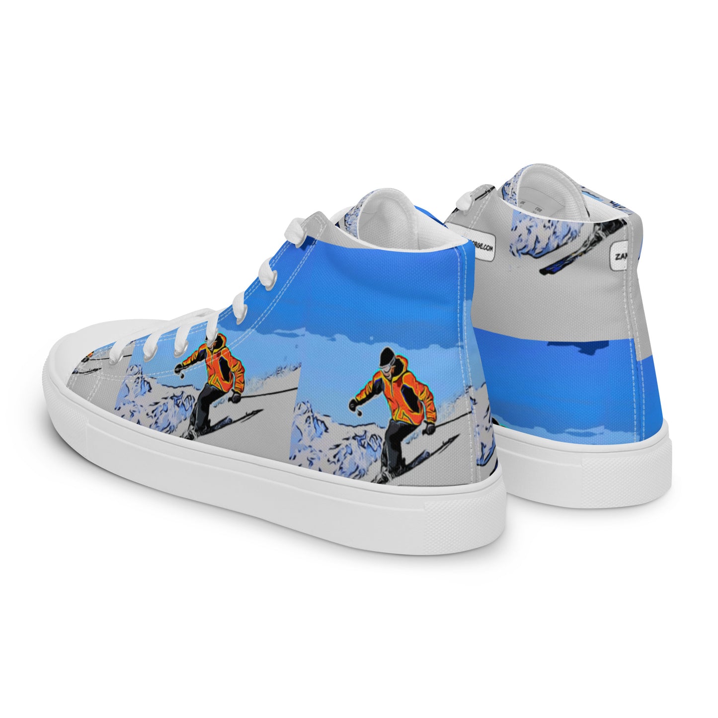 Men’s high top canvas shoes