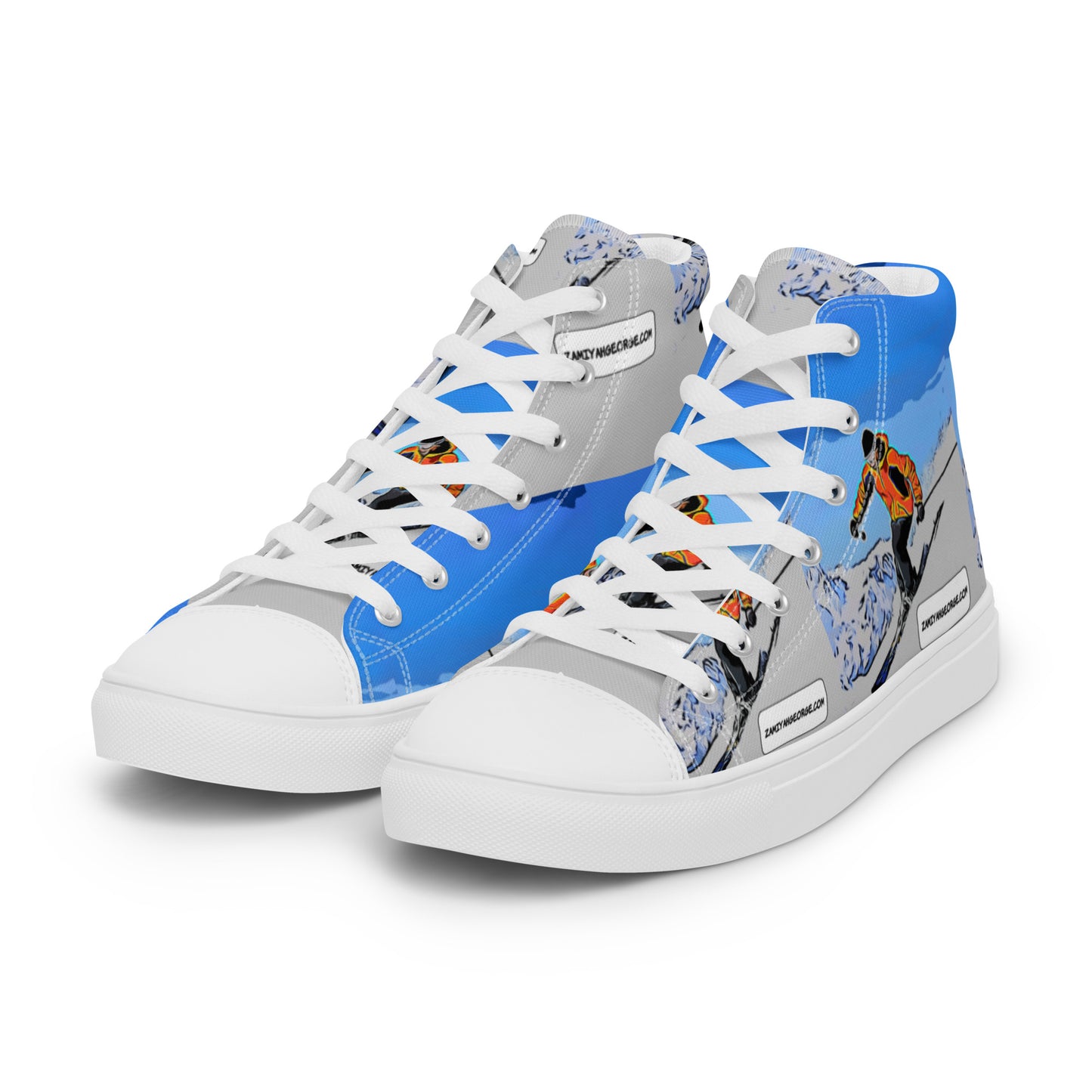 Men’s high top canvas shoes