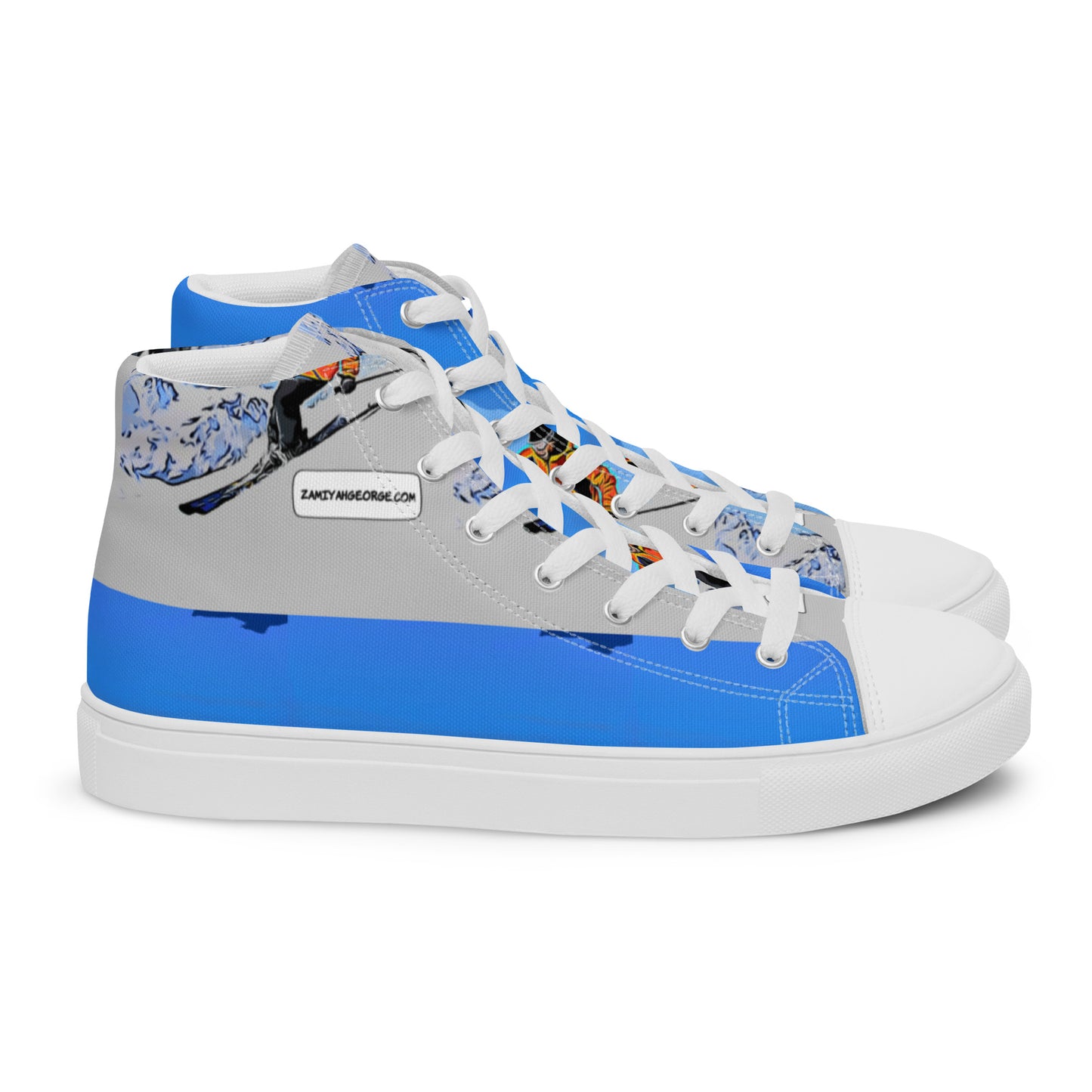 Men’s high top canvas shoes