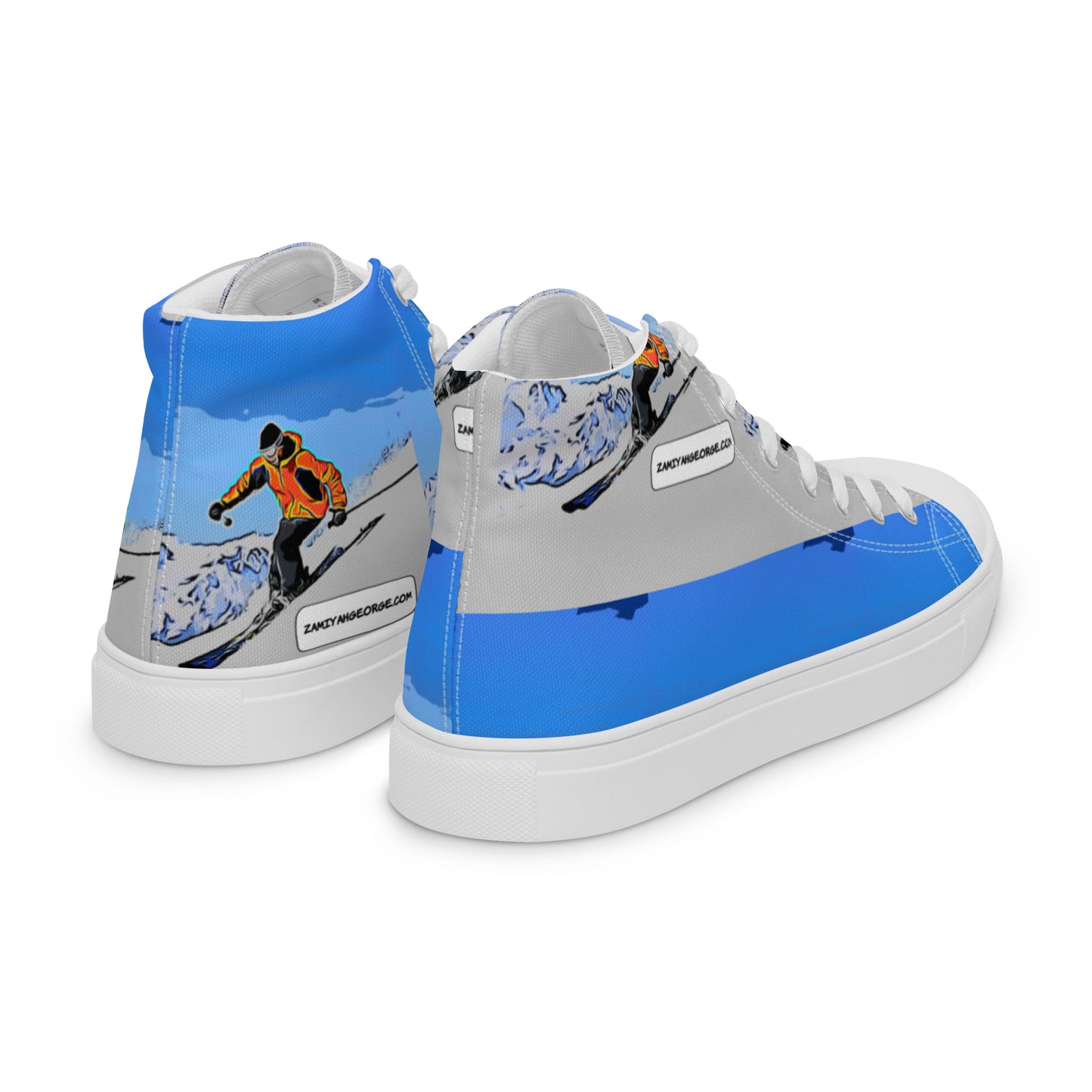 Men’s high top canvas shoes