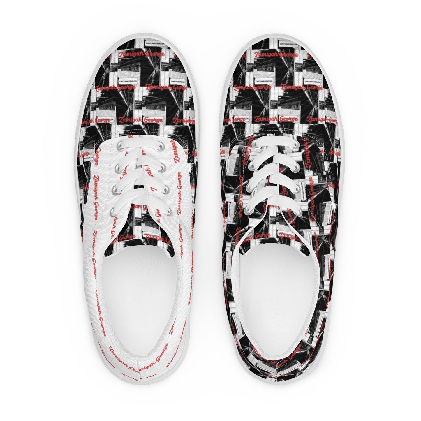 Men’s lace-up canvas shoes