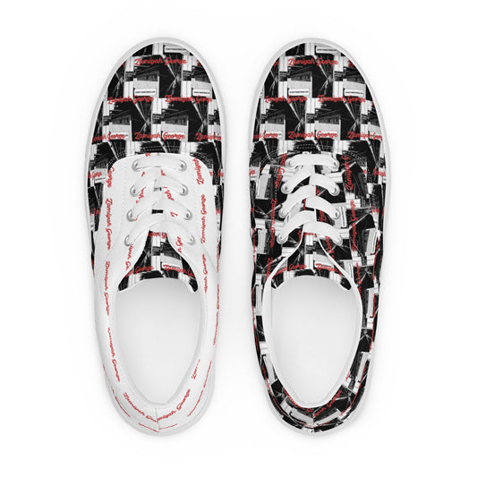 Men’s lace-up canvas shoes
