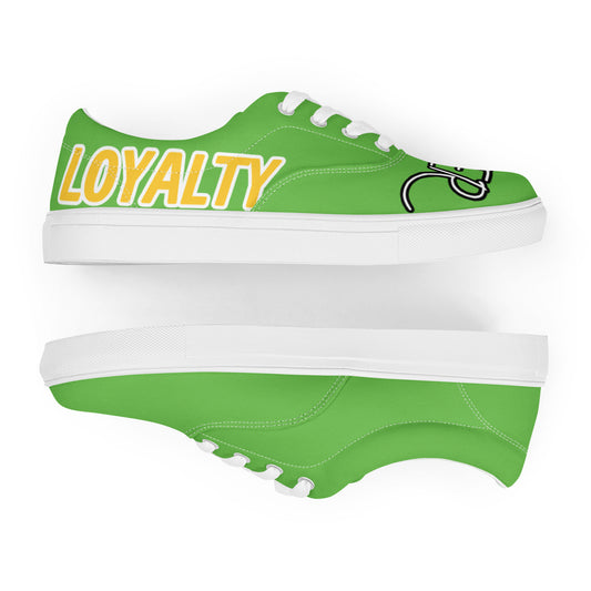 Men’s lace-up canvas shoes