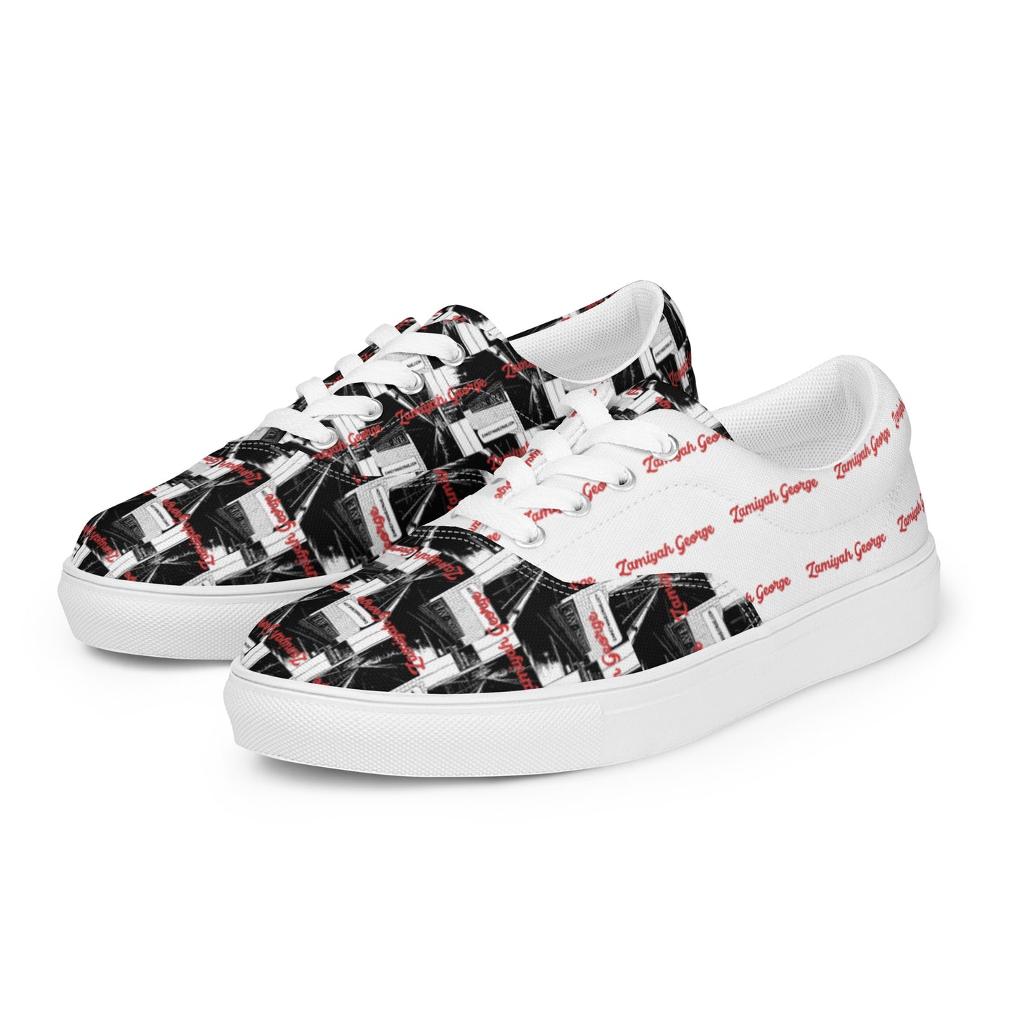 Men’s lace-up canvas shoes